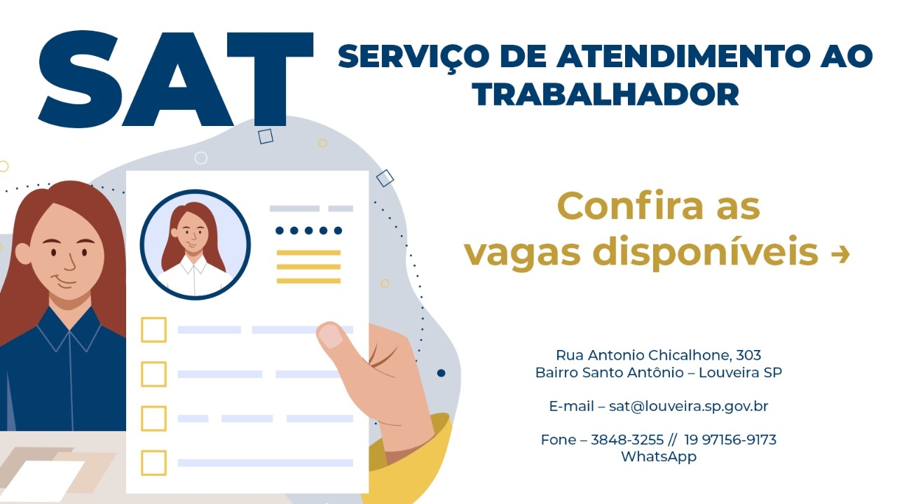  Vagas Para Atendimento SP