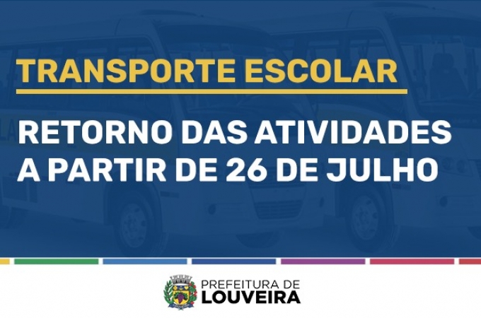 Inscrições para o transporte escolar a alunos do interior que