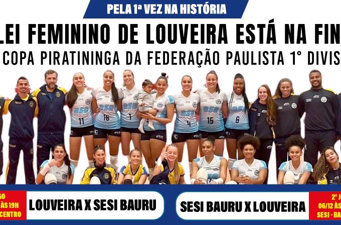 Vôlei Feminino de Louveira entra em quadra nesta quinta-feira pela